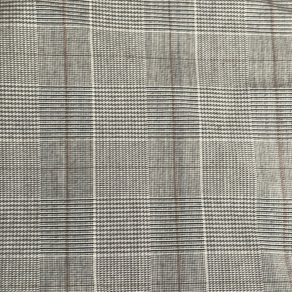 Alia Vintage Gray Plaid Back Zipper Lined Stretch Pencil Skirt Size 14 - Picture 4 of 5